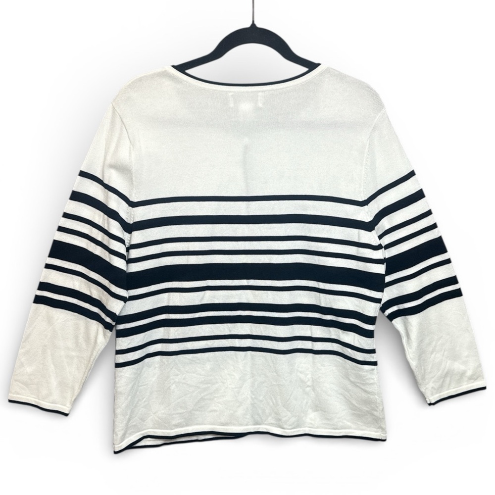 Pendleton Striped Button Front Cardigan Sweater W… - image 2